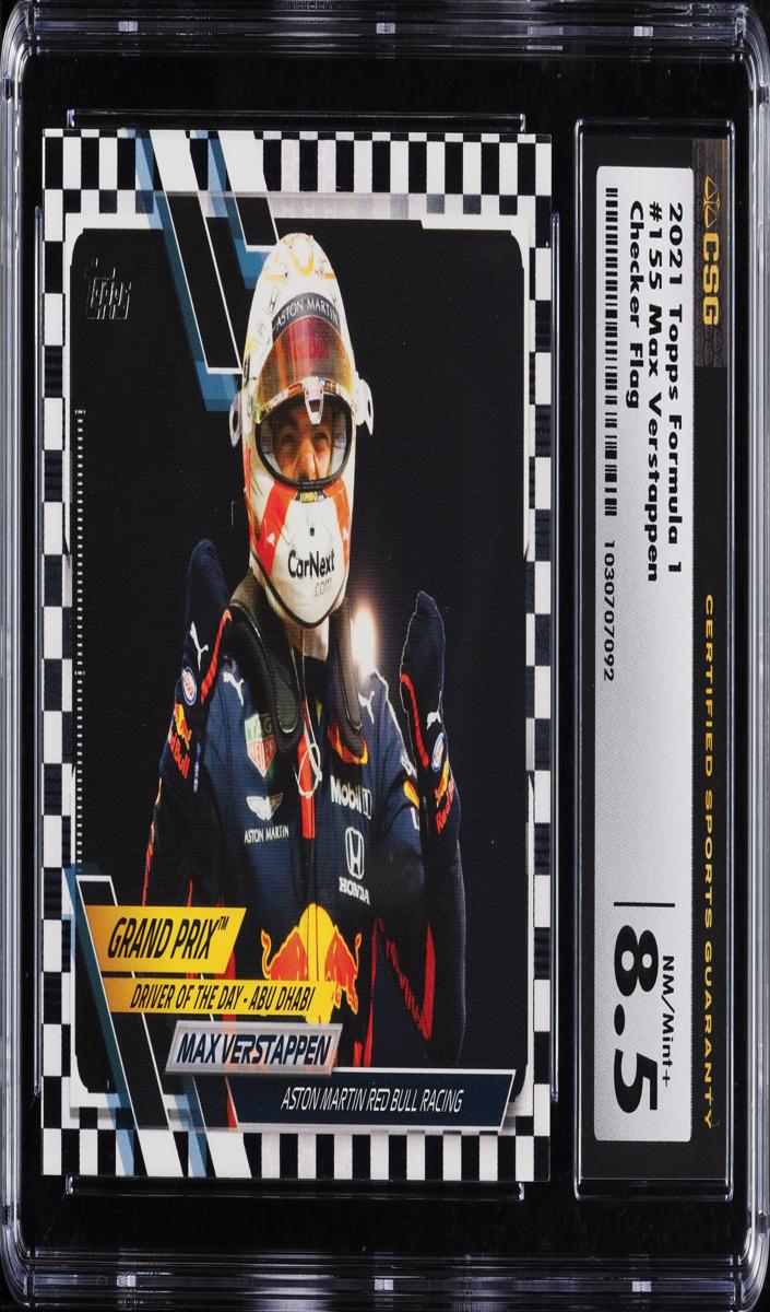 2021 Max Verstappen [Checker Flag] #155
