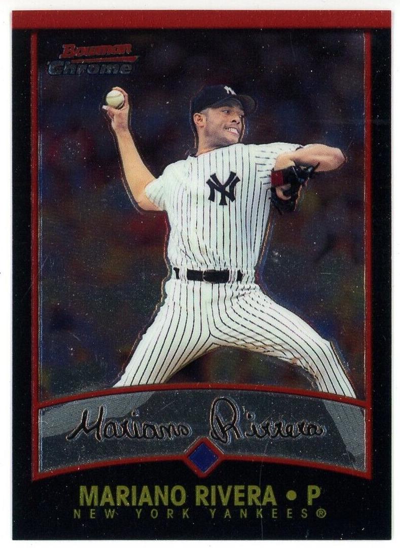 2001 Bowman Chrome Mariano Rivera #104 card