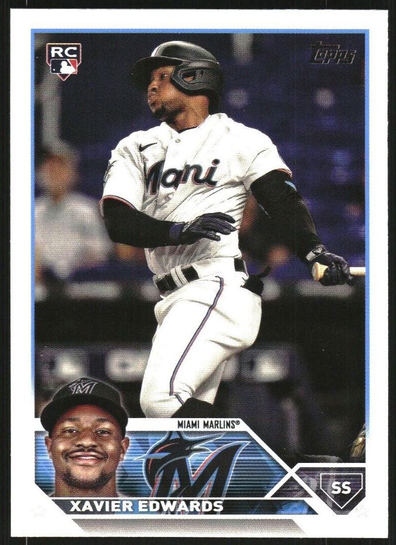 2023 Topps Update Xavier Edwards #US296 card