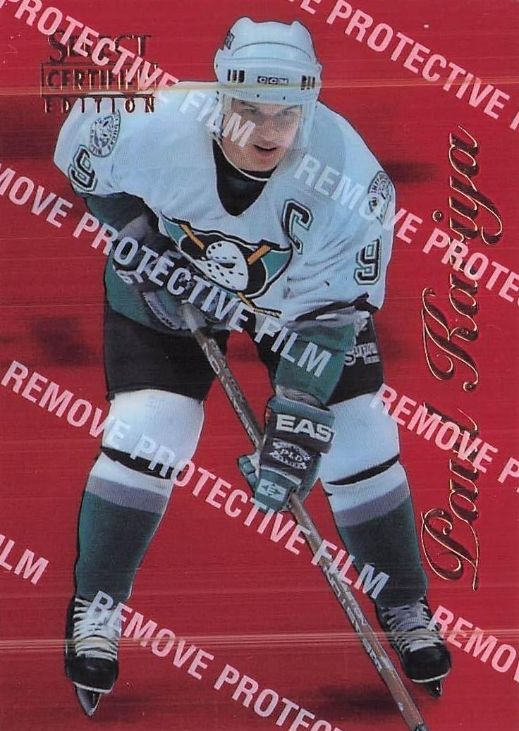 1996 Select Certified Paul Kariya [Red] #14 card