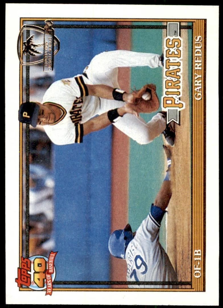 Gary Redus 1991 Topps Desert Shield Baseball