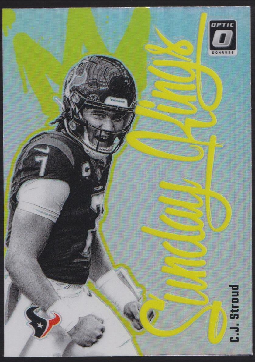 2024 Panini Donruss Optic Sunday Kings C.J. Stroud #12 card