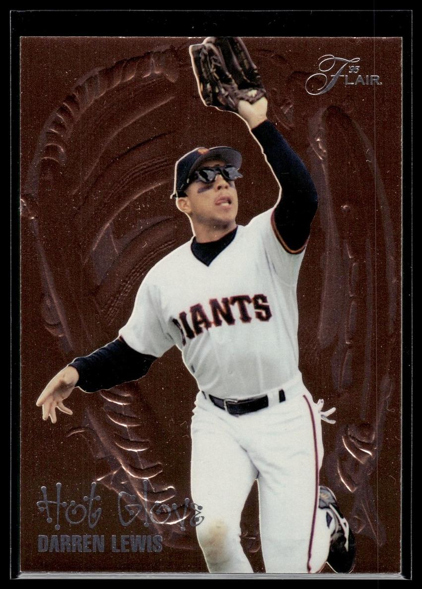 1995 Flair Darren Lewis #6 card