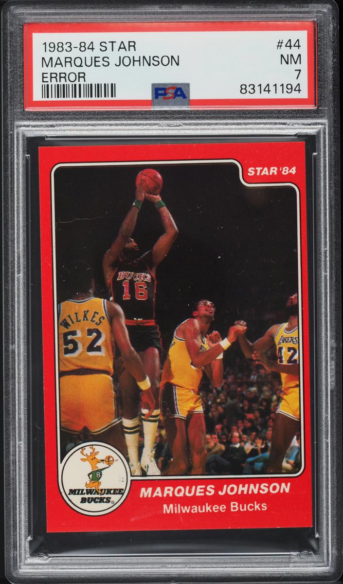 1983 Marques Johnson [Error] #44