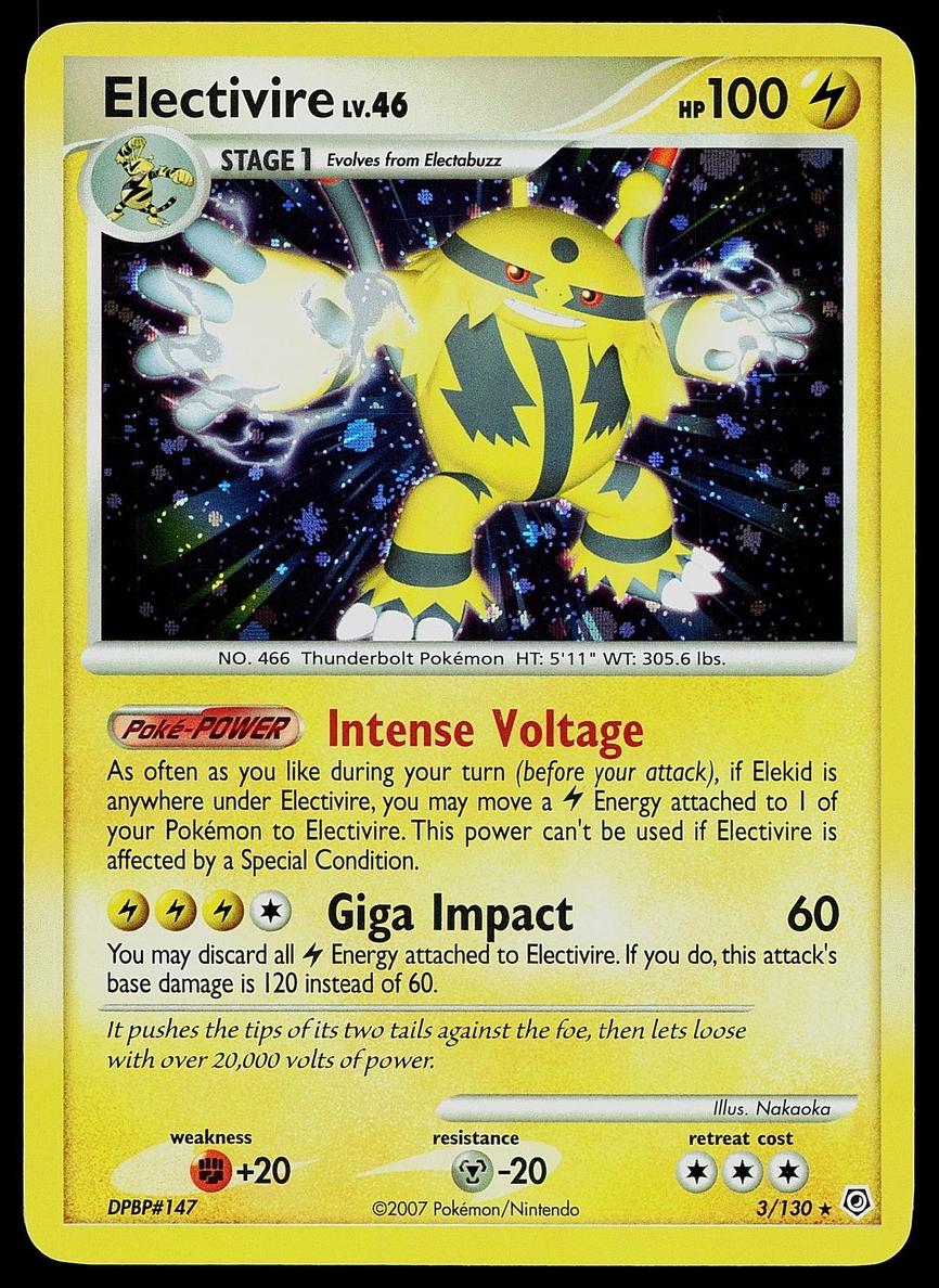 Electivire 2007 Pokemon Diamond & Pearl