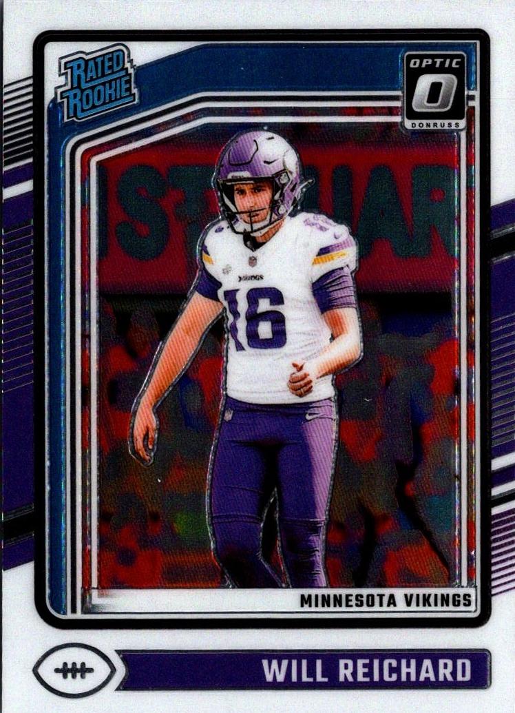 Will Reichard 2024 Donruss Optic Football card