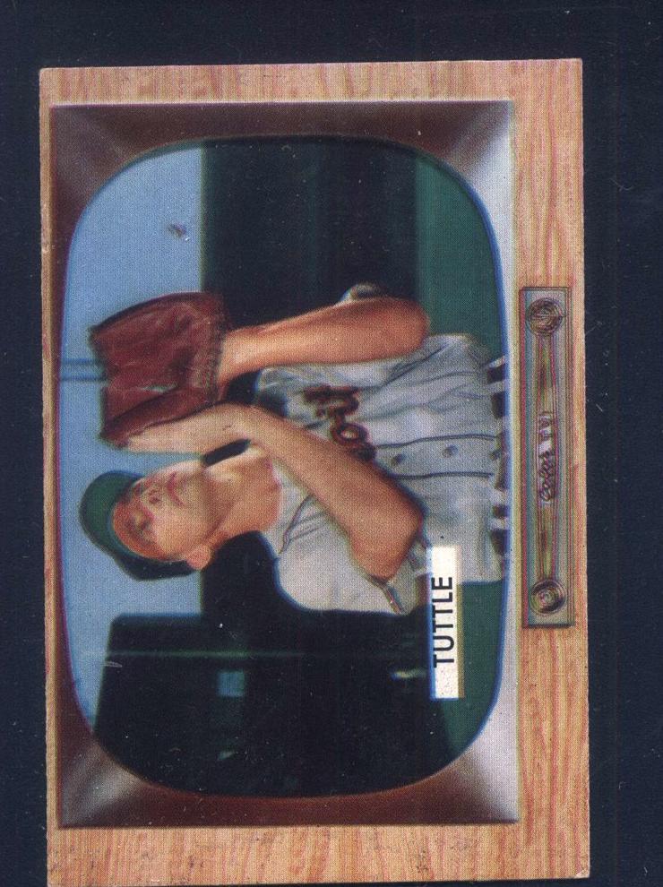 1955 Bowman Bill Tuttle #35 card