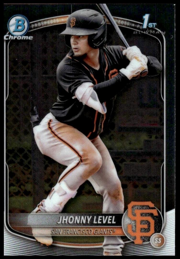 Jhonny Level 2025 Bowman Chrome Prospects card