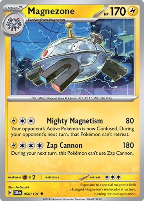 Magnezone 2024 Pokemon Scarlet & Violet Surging Sparks