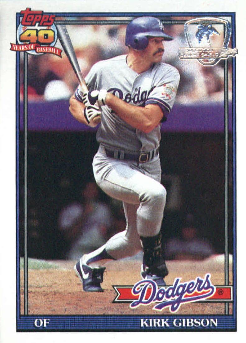 1991 Kirk Gibson #490