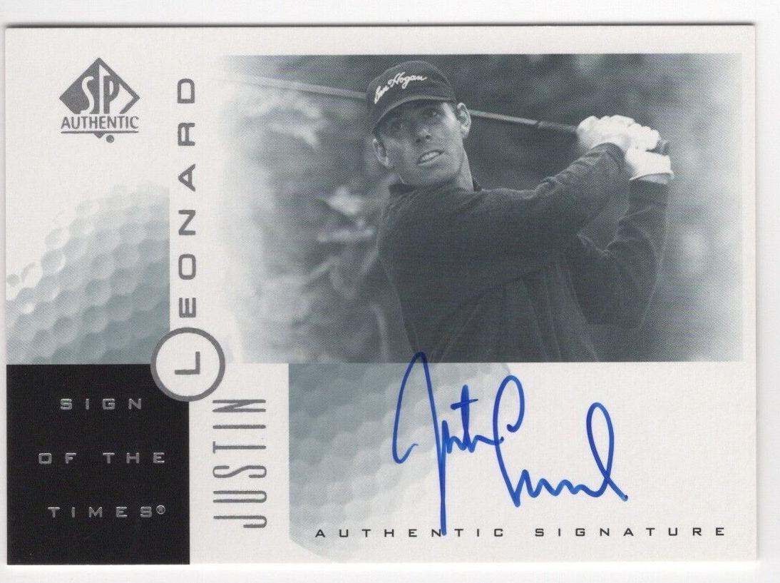 2001 Justin Leonard #JL
