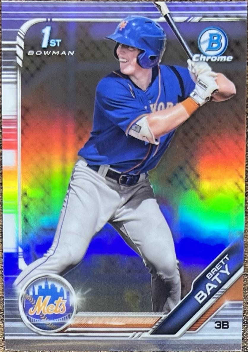 2019 Bowman Draft Chrome Brett Baty [Refractor] #BDC-39 card