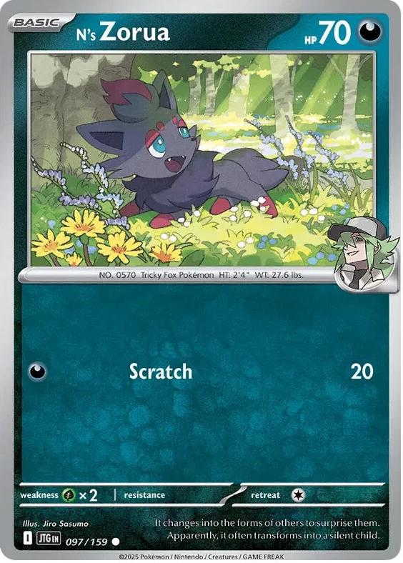 N's Zorua 2025 Pokemon Scarlet & Violet Journey Together