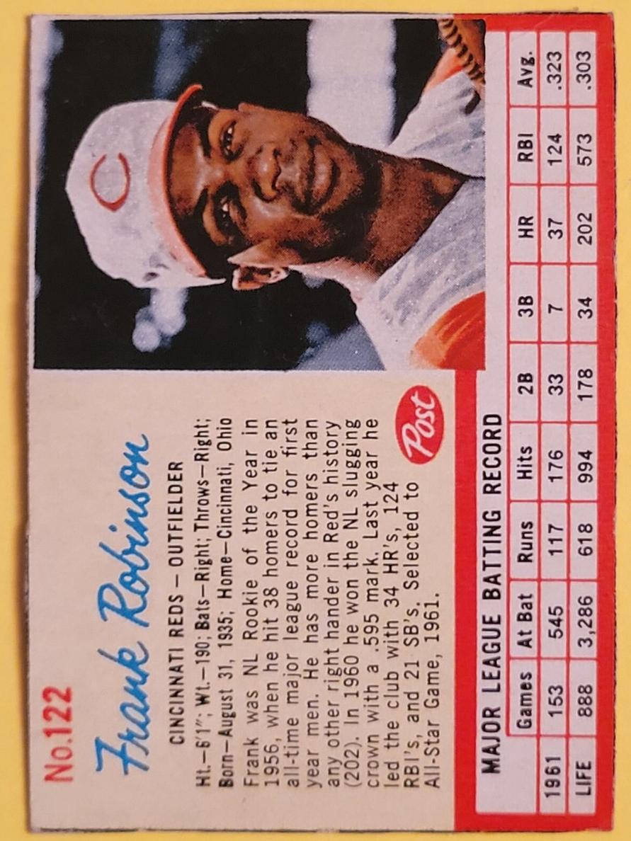 1962 Frank Robinson #122
