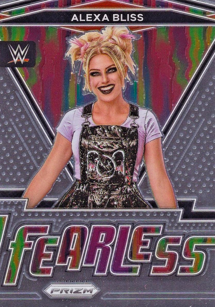 2022 Panini Prizm WWE Fearless Alexa Bliss #5 card