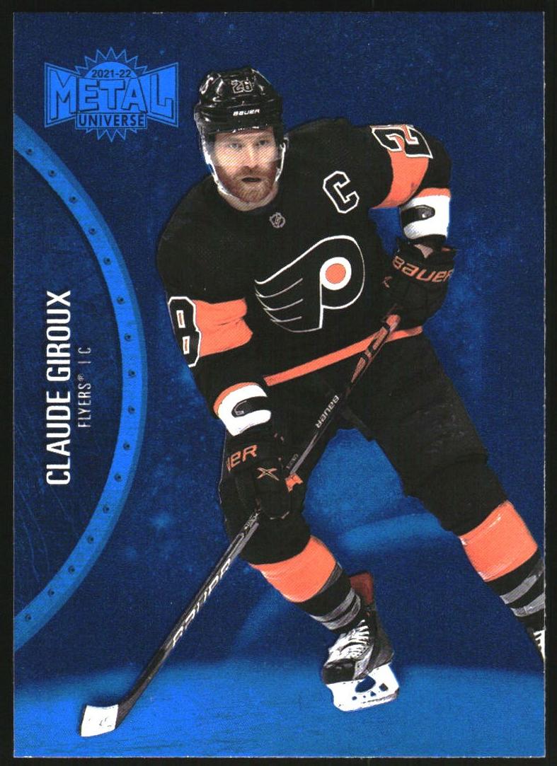 2021 Skybox Metal Universe Claude Giroux [Blue Spectrum] #94 card