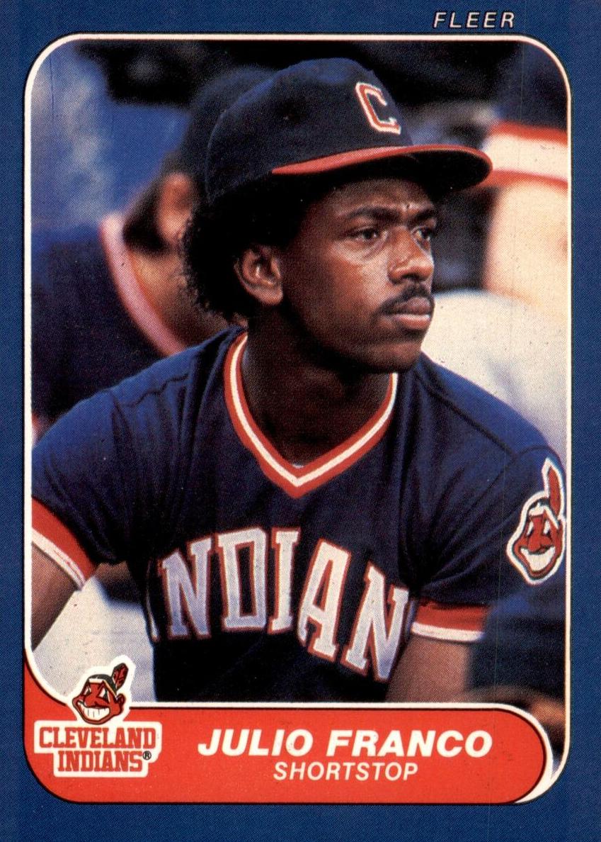 1986 Julio Franco #586