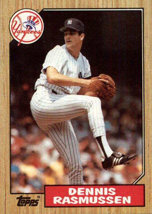 Dennis Rasmussen 1987 Topps Baseball