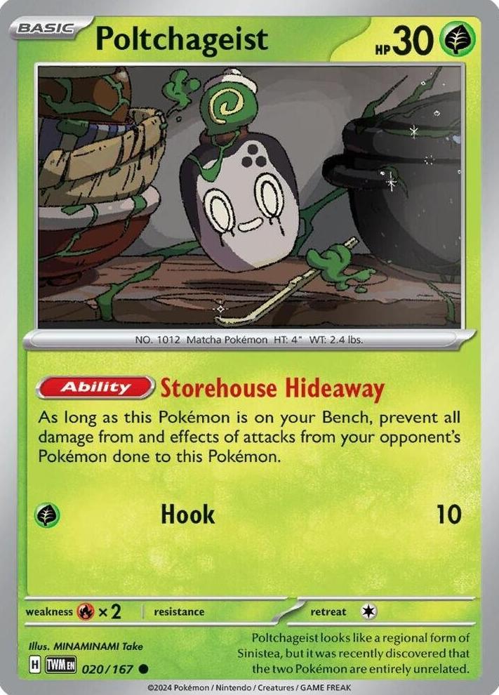 Poltchageist 2024 Pokemon Scarlet & Violet Twilight Masquerade