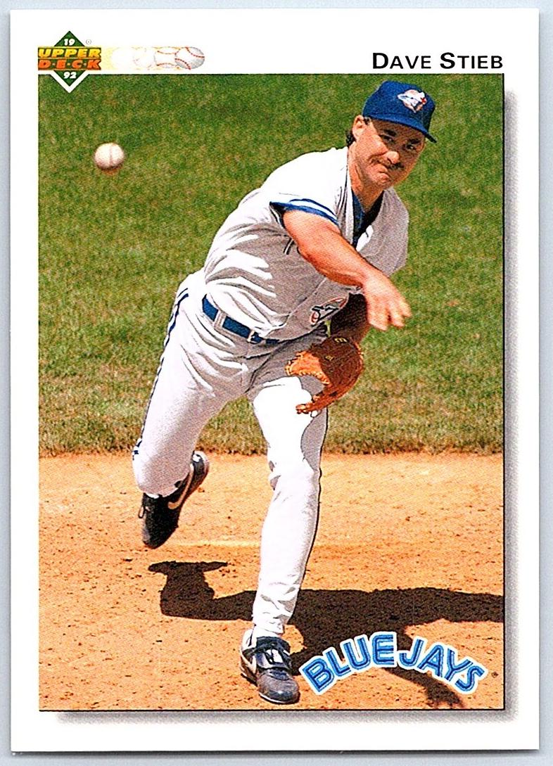 1992 Upper Deck Dave Stieb #136 card