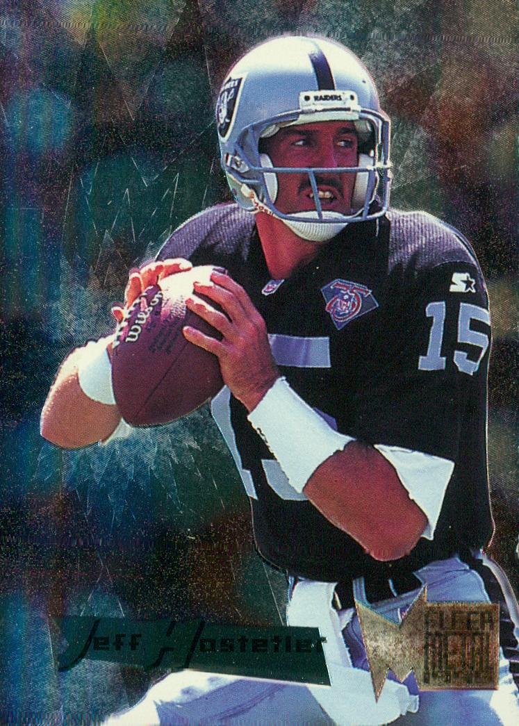 1995 Fleer Metal Jeff Hostetler #139 card