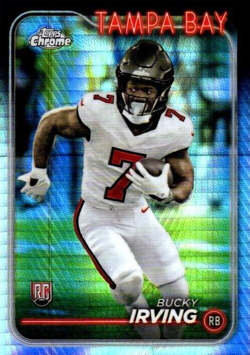 Bucky Irving 2024 Topps Chrome Football card