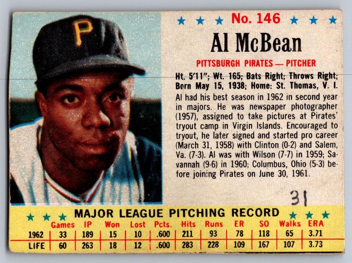 1963 Al McBean #146