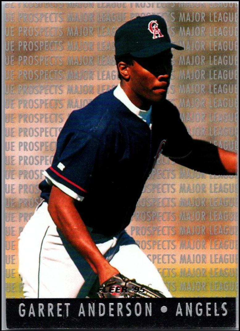1995 Fleer Garret Anderson #1 card