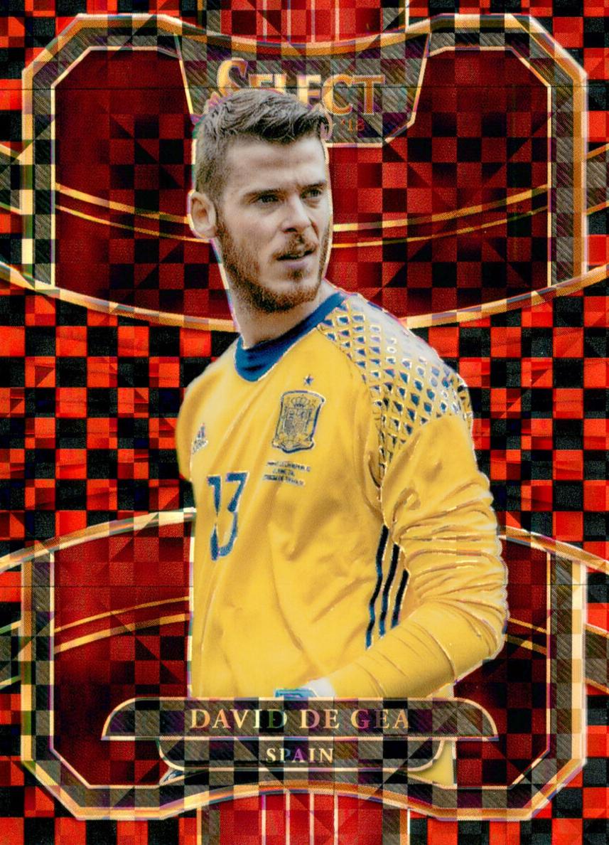 2017 Panini Select David de Gea [Checkerboard] #12 card