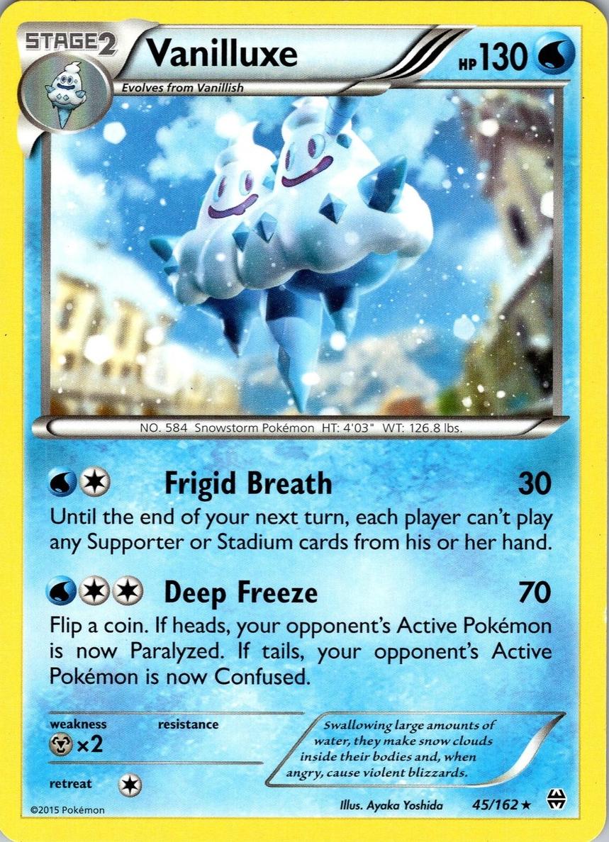 Vanilluxe 2015 Pokemon XY BREAKthrough