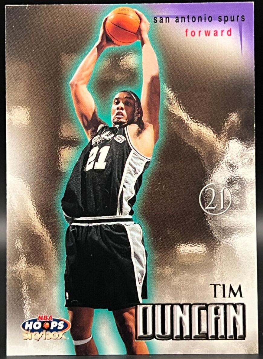 1999 Hoops Tim Duncan #1 card