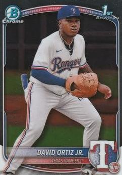 David Ortiz Jr. 2025 Bowman Chrome Prospects card