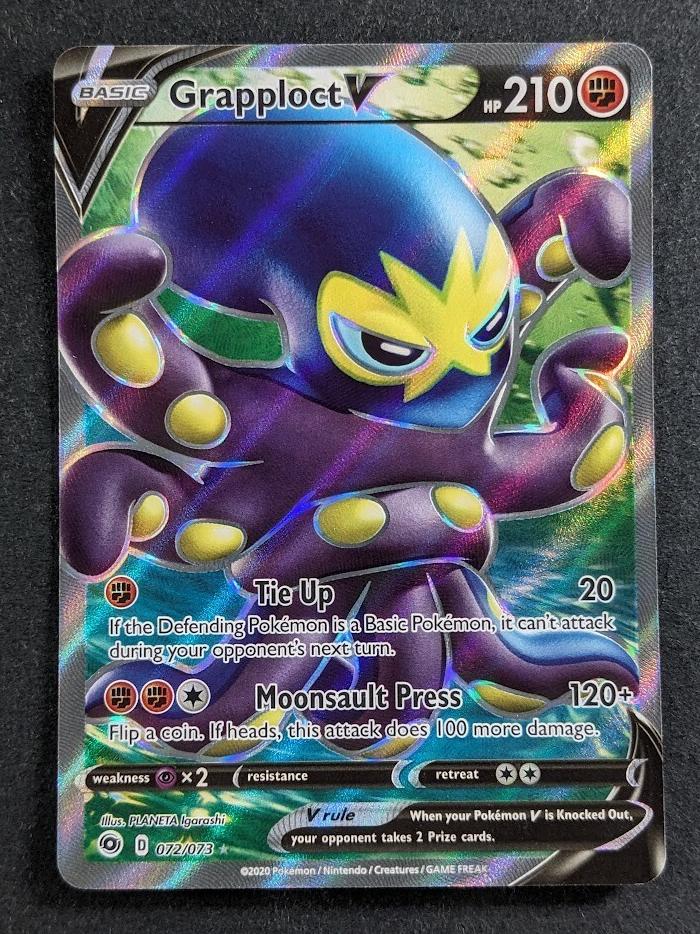 Grapploct V Holo 2020 Pokemon Champion's Path