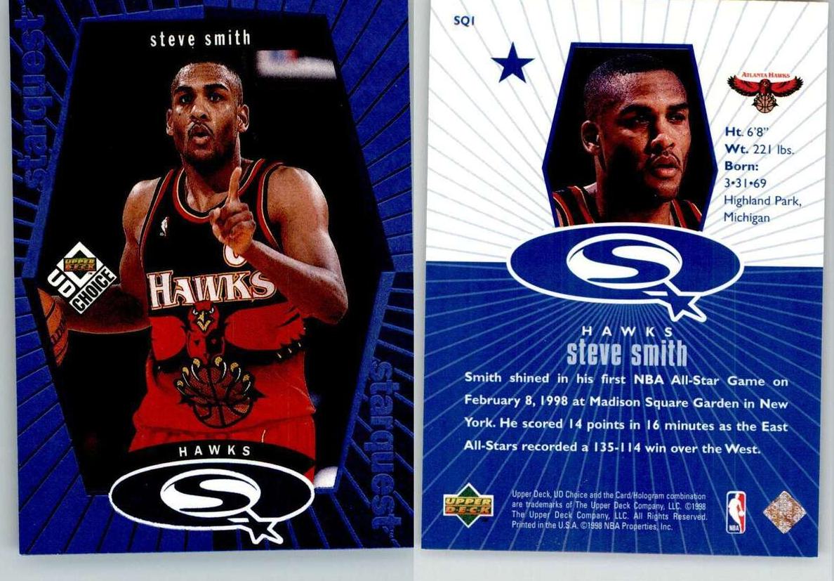 1998 Steve Smith [Blue] #SQ1