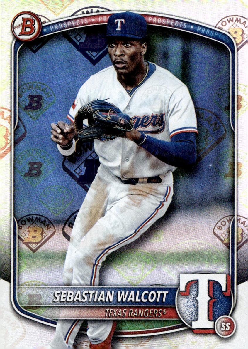 Sebastian Walcott 2025 Bowman Chrome Prospects card
