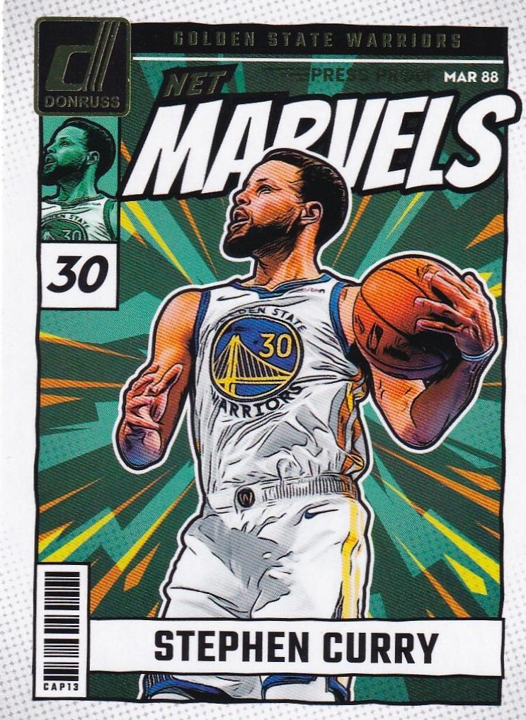2024 Panini Donruss Net Marvels Stephen Curry #9 card