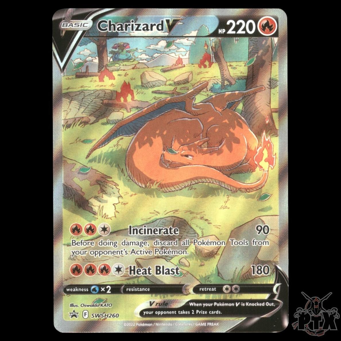 Charizard V 2022 Pokemon SWSH Black Star Promo Ultra Premium Collection