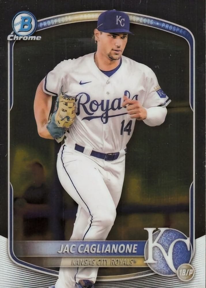 Jac Caglianone 2025 Bowman Chrome Prospects card
