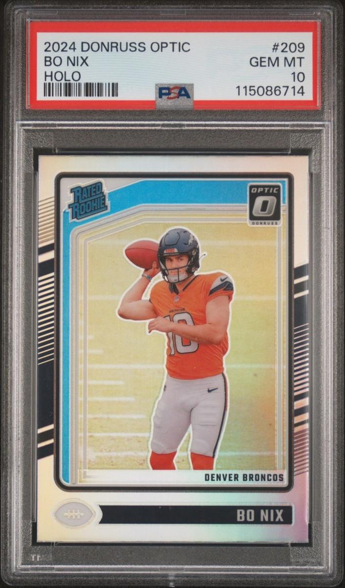 Bo Nix - 2024 Donruss Optic Football