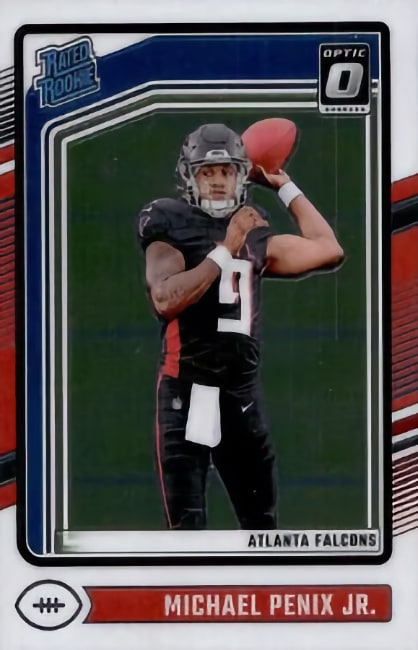 Michael Penix Jr. 2024 Donruss Optic Football card