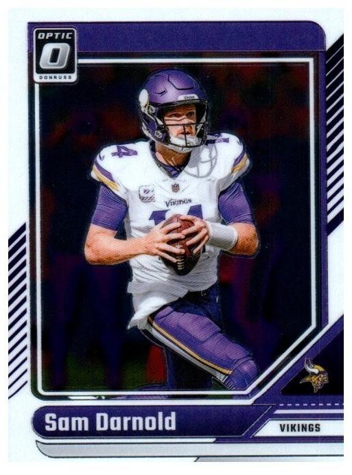 Sam Darnold 2024 Donruss Optic Football card