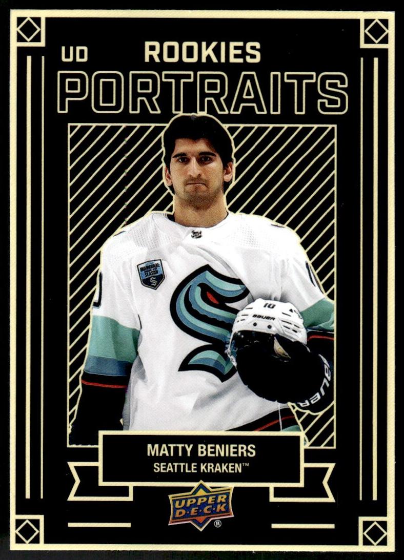 2022 Upper Deck Matty Beniers #P-36 card