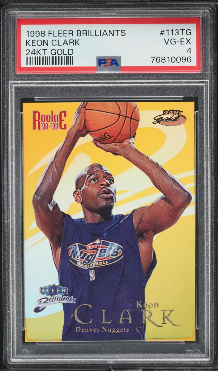 1998 Keon Clark [Gold] #113