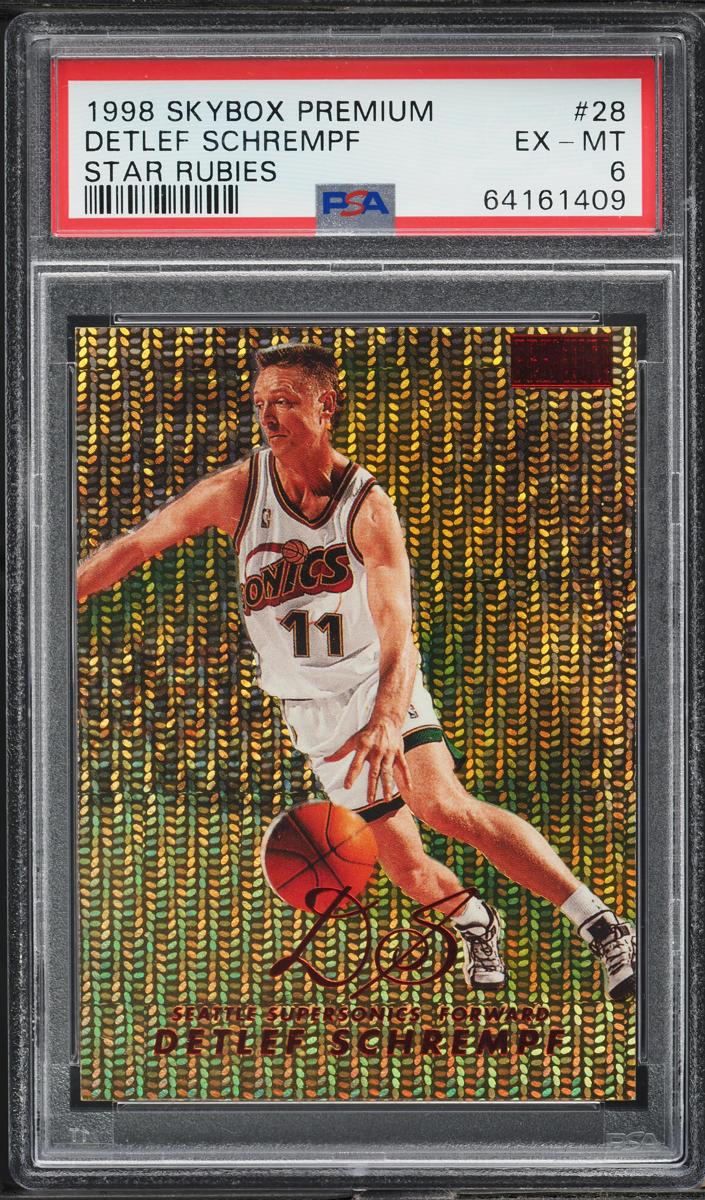 1998 Skybox Premium Detlef Schrempf #28 card