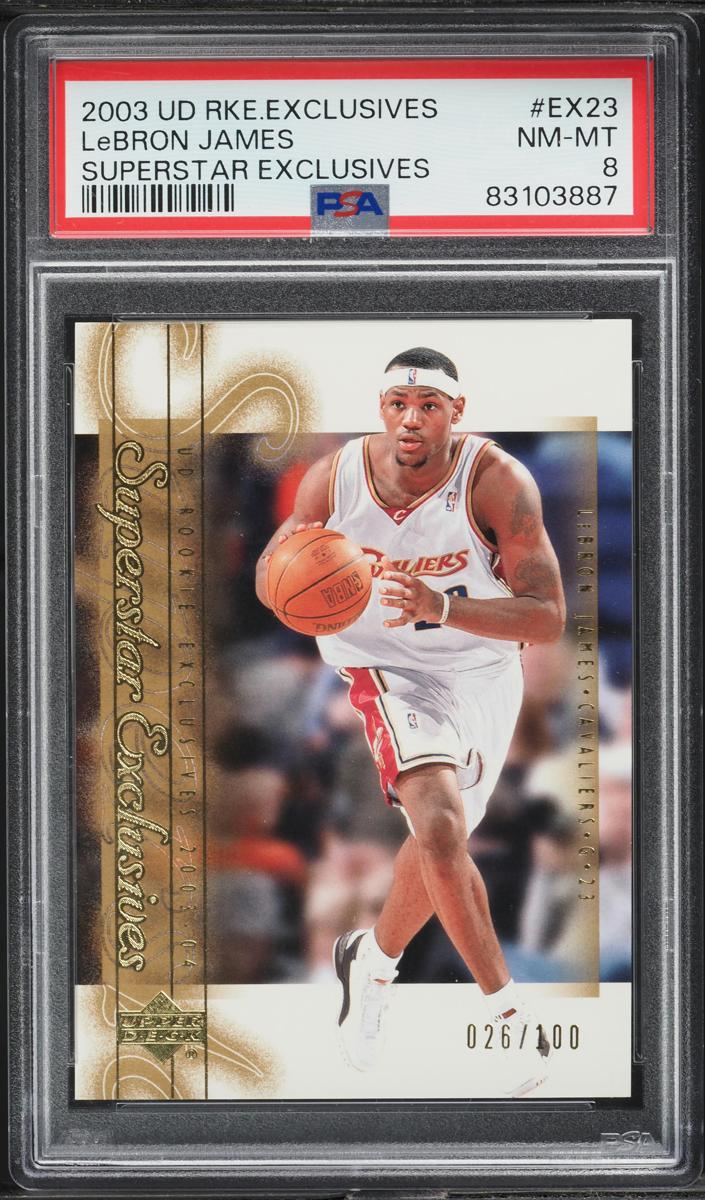 2003 Upper Deck Lebron James #EX23 card