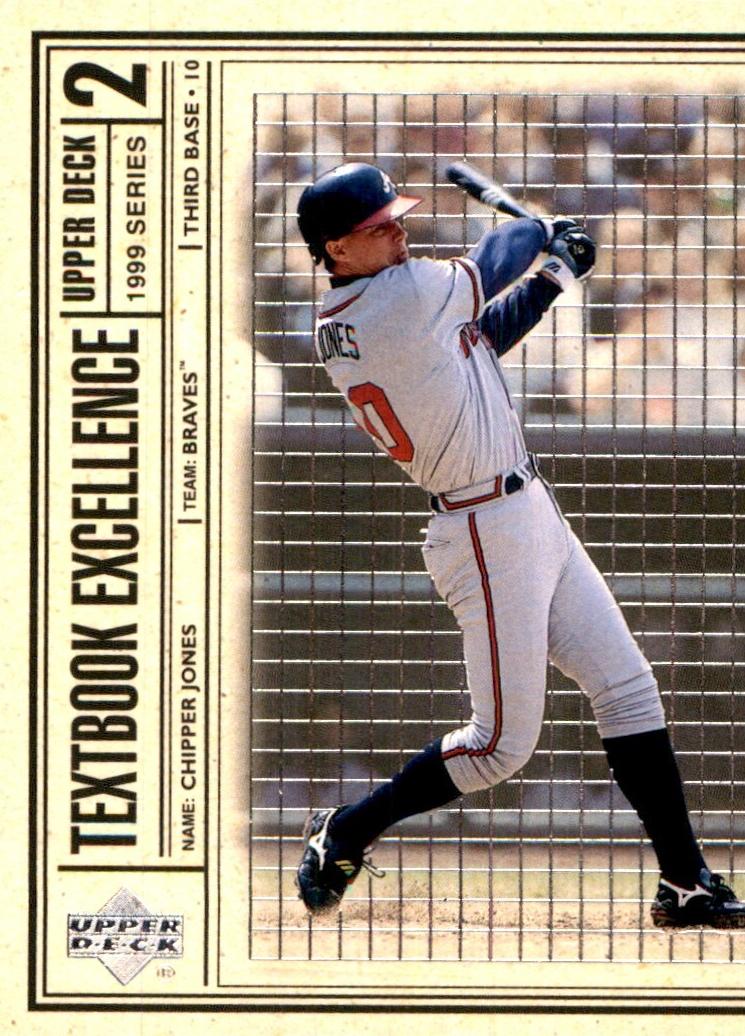 1999 Upper Deck Chipper Jones #T3 card