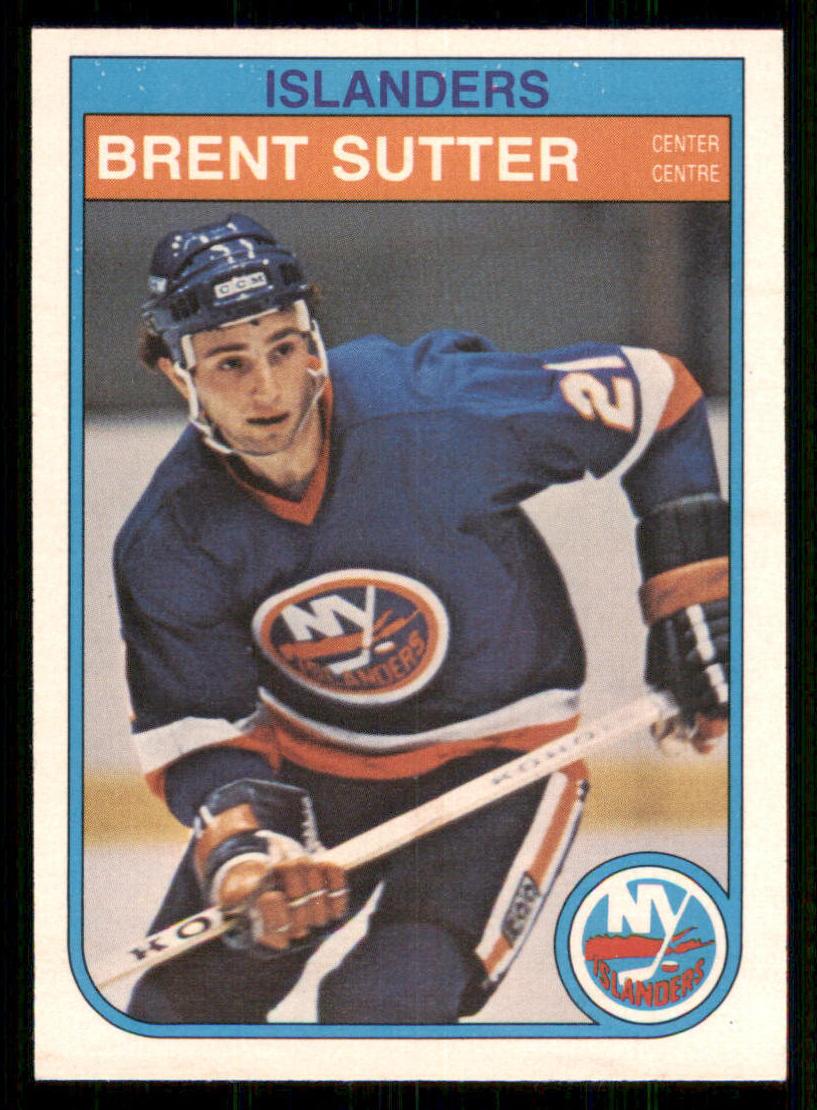 1982 O-Pee-Chee Brent Sutter #216 card