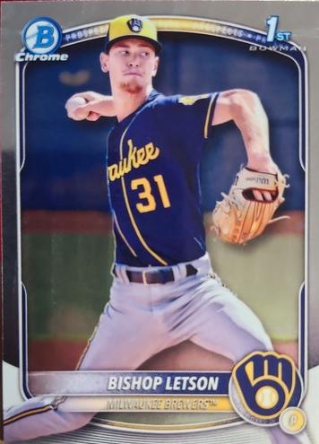 Bishop Letson 2025 Bowman Chrome Prospects card