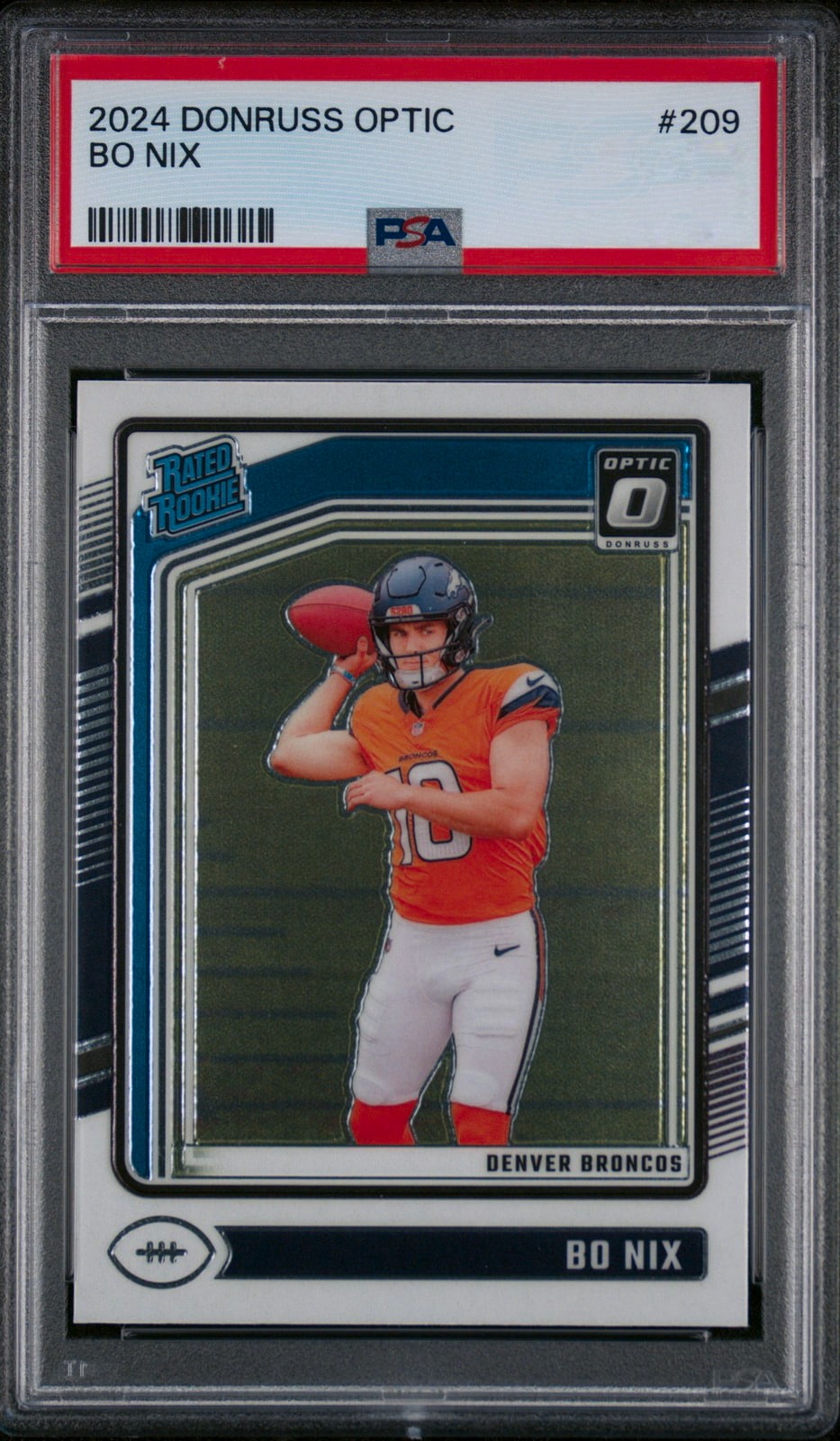 Bo Nix 2024 Donruss Optic Football