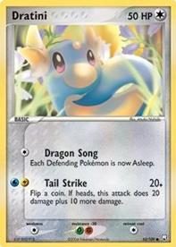 Dratini 2004 Pokemon EX Team Rocket Returns